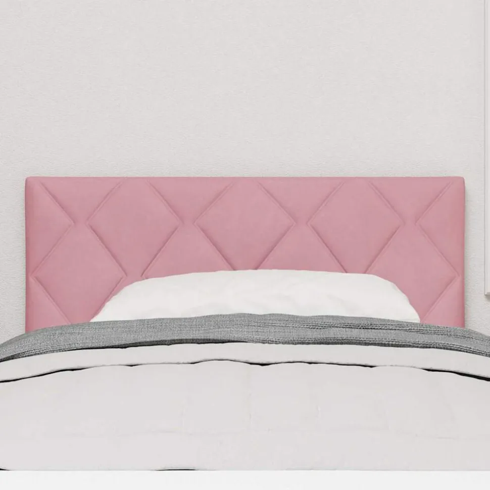 vidaXL Hoofdbord Roze 100 cm Fluweel