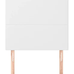 vidaXL Hoofdbord wit 80x5x118/128 cm kunstleer