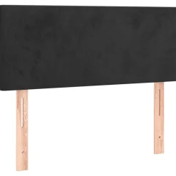 vidaXL Hoofdbord 80x5x78/88 cm fluweel zwart