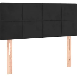 vidaXL Hoofdbord 80x5x78/88 cm fluweel zwart