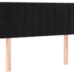 vidaXL Hoofdbord 80x5x78/88 cm fluweel zwart