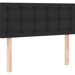 vidaXL Hoofdbord 80x5x78/88 cm kunstleer zwart