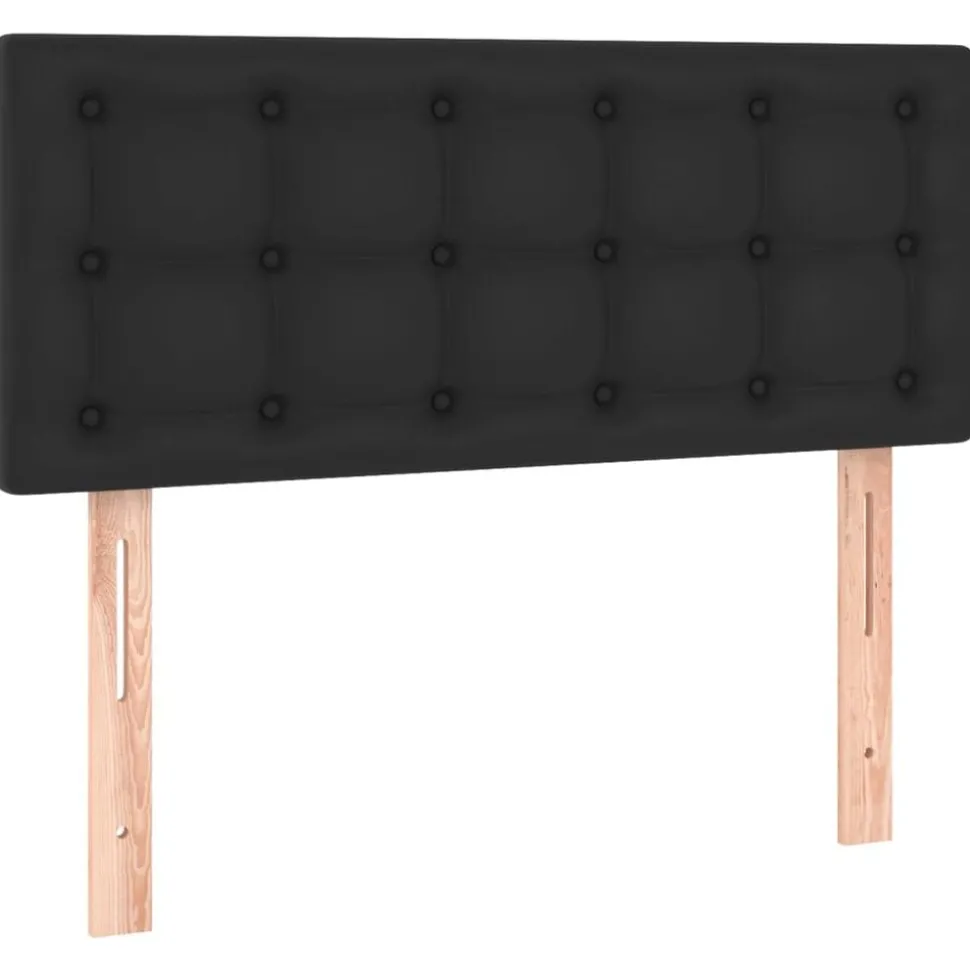vidaXL Hoofdbord 80x5x78/88 cm kunstleer zwart