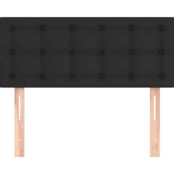 vidaXL Hoofdbord 80x5x78/88 cm kunstleer zwart