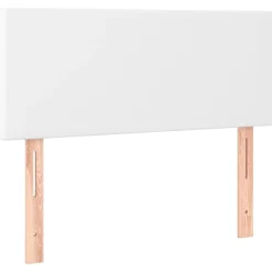 vidaXL Hoofdbord 80x5x78/88 cm kunstleer wit