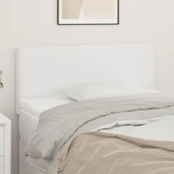 vidaXL Hoofdbord 80x5x78/88 cm kunstleer wit