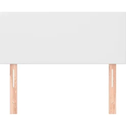 vidaXL Hoofdbord 80x5x78/88 cm kunstleer wit
