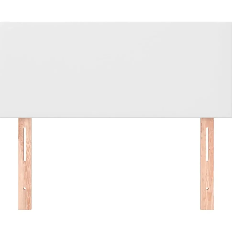 vidaXL Hoofdbord 80x5x78/88 cm kunstleer wit