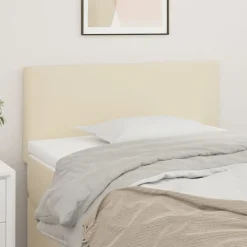 vidaXL Hoofdbord 80x5x78/88 cm kunstleer crèmekleurig