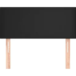 vidaXL Hoofdbord 80x5x78/88 cm kunstleer zwart
