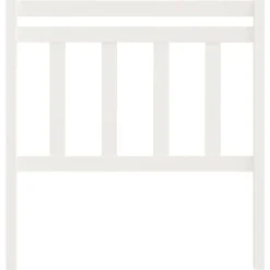 vidaXL Hoofdbord 96x4x100 cm massief grenenhout wit