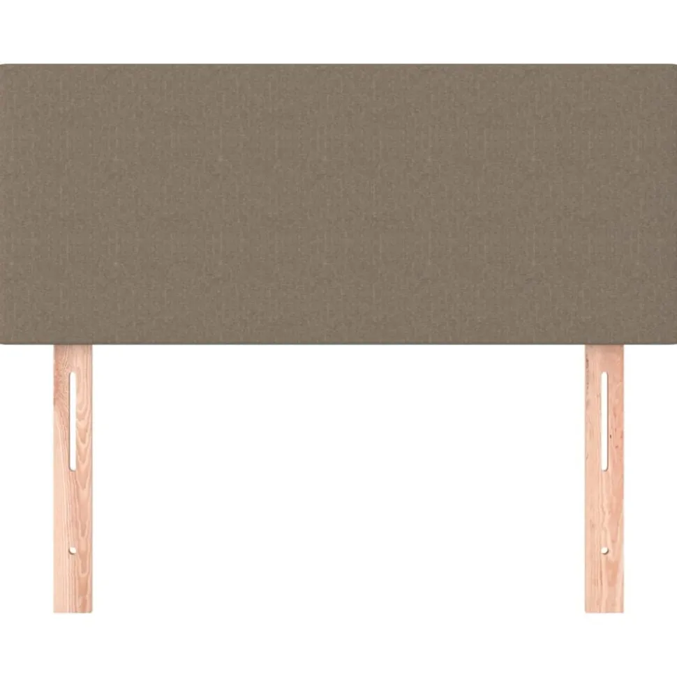 vidaXL Hoofdbord 80x5x78/88 cm stof taupe