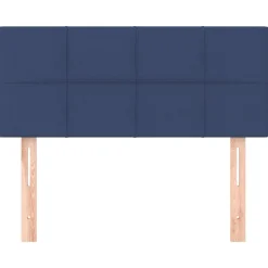 vidaXL Hoofdbord 80x5x78/88 cm stof blauw