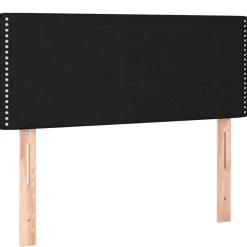 vidaXL Hoofdbord 80x5x78/88 cm stof zwart