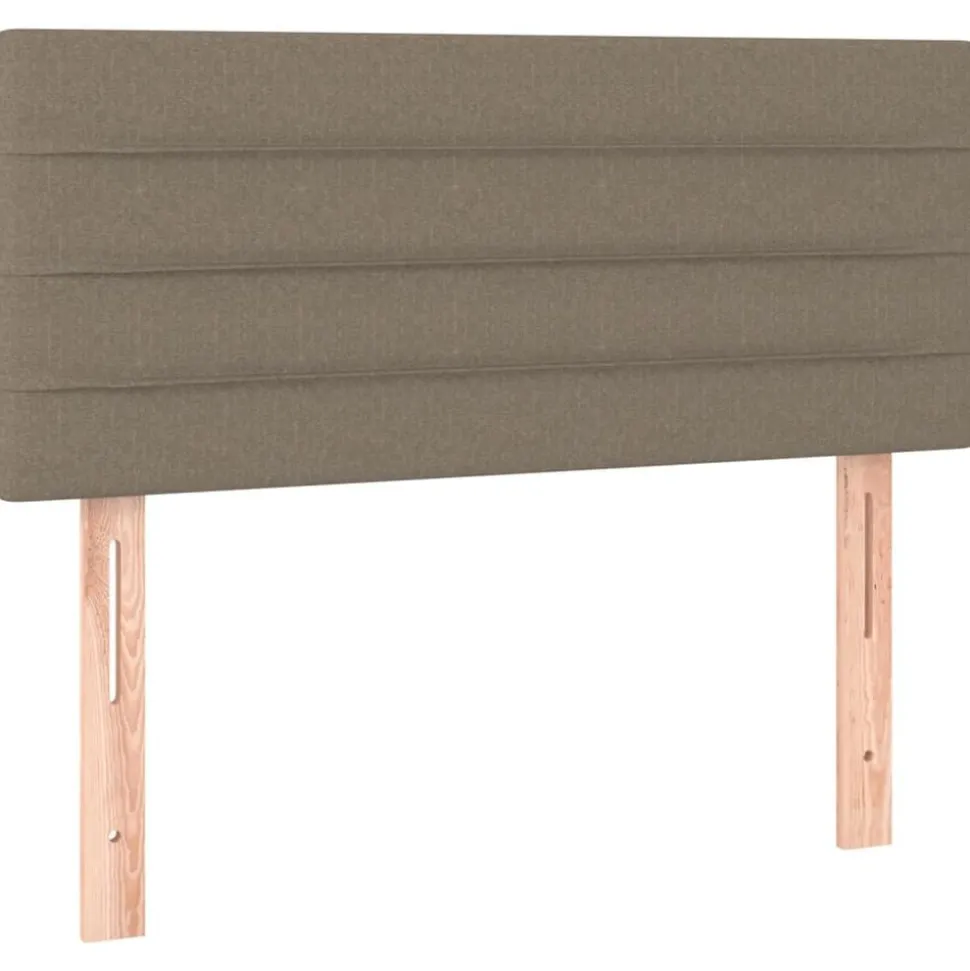 vidaXL Hoofdbord 80x5x78/88 cm stof taupe