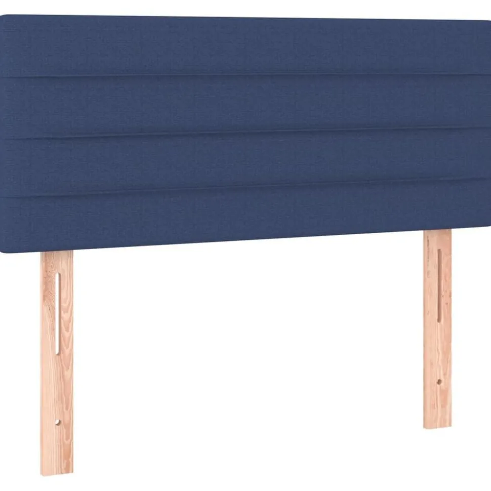 vidaXL Hoofdbord 80x5x78/88 cm stof blauw