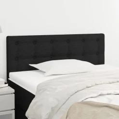 vidaXL Hoofdbord 80x5x78/88 cm stof zwart