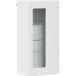 vidaXL Houten Kast met opslag Wit 50 x 29 x 100 cm Bewerkt hout