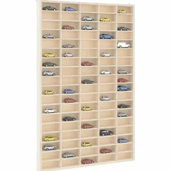 vidaXL Houten Verzamelaarsvitrine met 90 Vakken 50,5x4,5x79cm