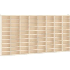 vidaXL Houten Verzamelaarsvitrine met 80 Vakken 80x4,5x40,5cm