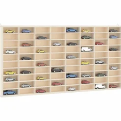 vidaXL Houten Verzamelaarsvitrine met 80 Vakken 80x4,5x40,5cm