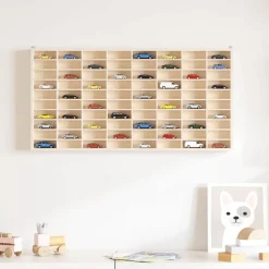 vidaXL Houten Verzamelaarsvitrine met 80 Vakken 80x4,5x40,5cm