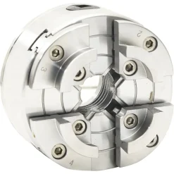vidaXL Houtklauwplaat 4 bekken M33 verbinding 96 mm staal zilverkleur