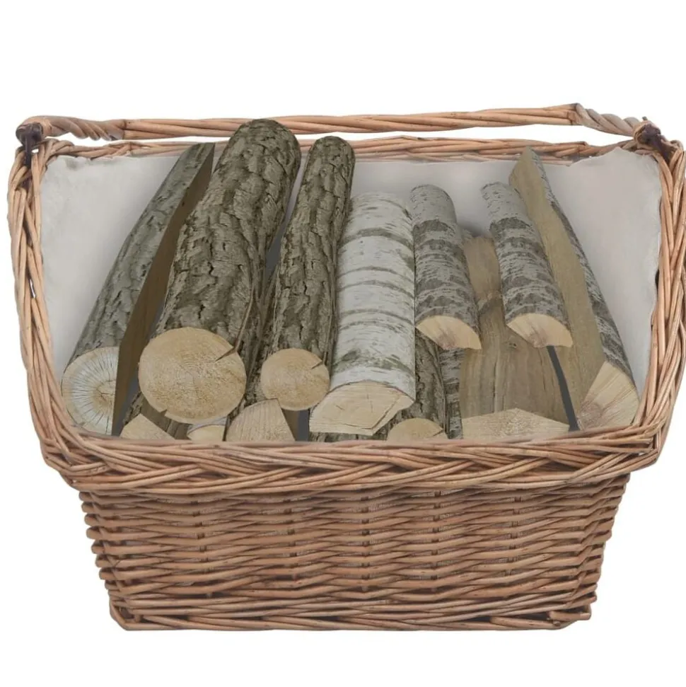 vidaXL Houtmand met handvat 61,5x46,5x58 cm wilgenhout bruin
