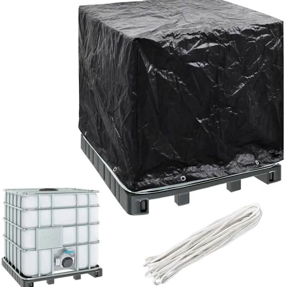 vidaXL IBC-hoes met 8 oogjes 116x100x120 cm