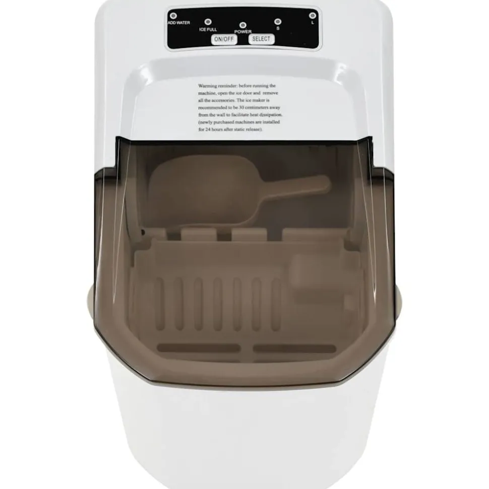vidaXL IJsblokjesmachine 1,4 L 15 kg/24 u wit