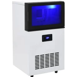 vidaXL IJsblokjesmachine 45 kg/24 u zwart