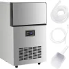 vidaXL IJsblokjesmachine 45 kg / 24 u zilverkleurig