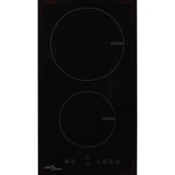 vidaXL Inductiekookplaat met 2 kookzones aanraakbediening 3500 W glas