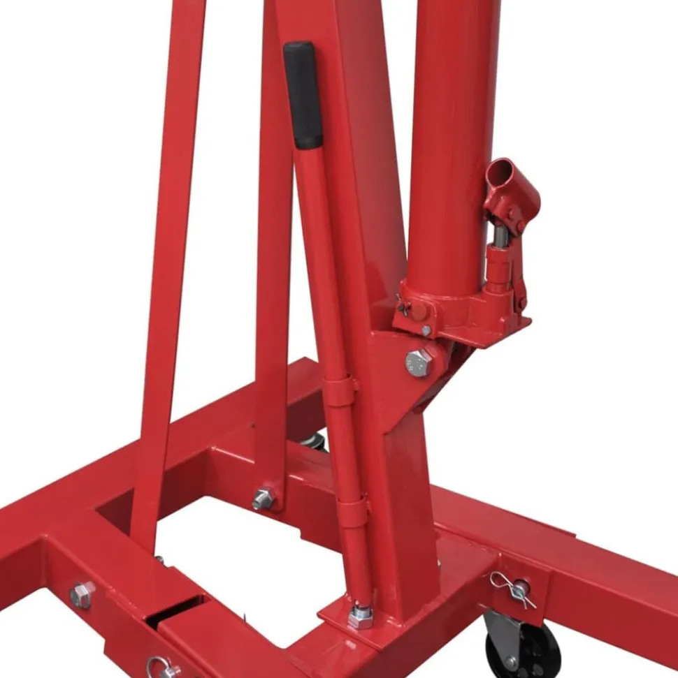 vidaXL Inklapbare motorkraan 2 ton 88,2 kg