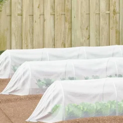 vidaXL Insecten Net Wit 2 x 5 m Polyetheen