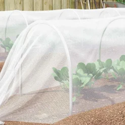 vidaXL Insecten Net Wit 2 x 5 m Polyetheen