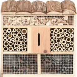 vidaXL Insectenhotel 30x10x30 cm vurenhout