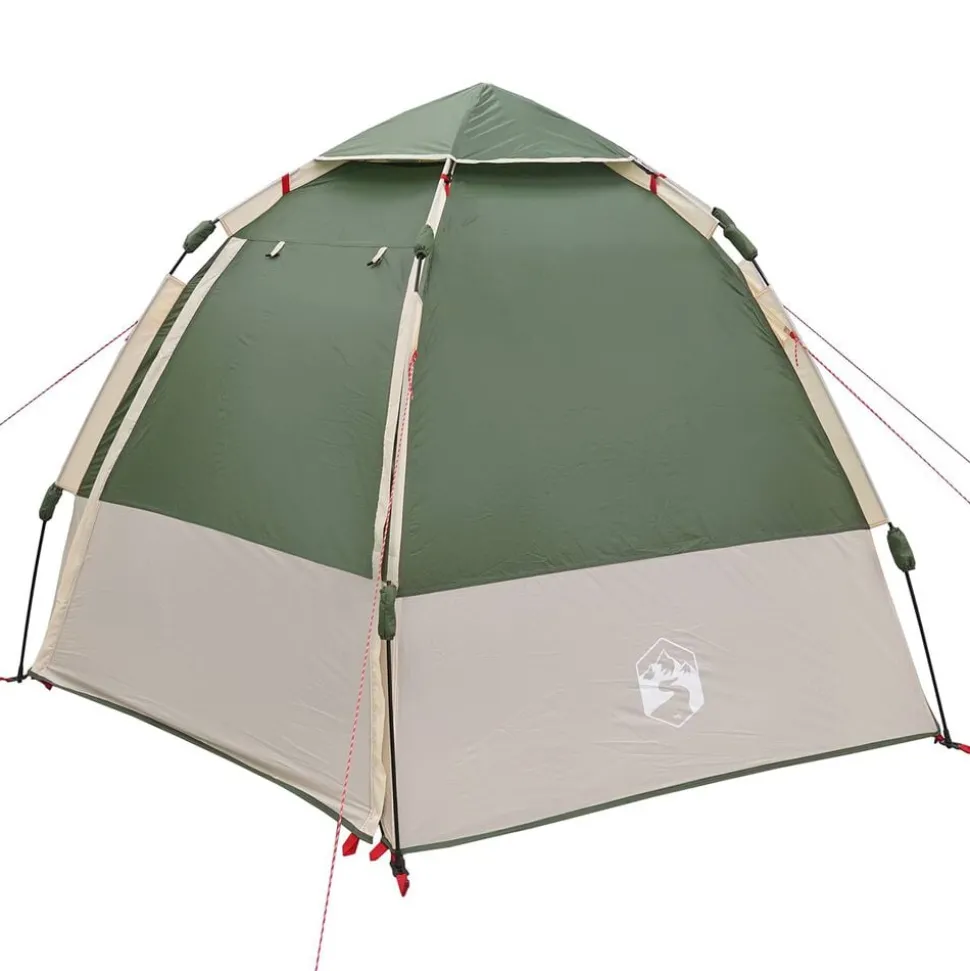 vidaXL Instant tent met regenhoes voor 4 personen met snelle release