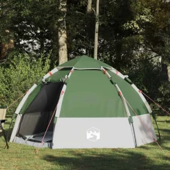 vidaXL Instant tent met regenhoes voor 4 personen met snelle release