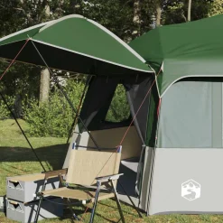 vidaXL Instant tent met regenhuif voor 12 personen met snelontgrendeling