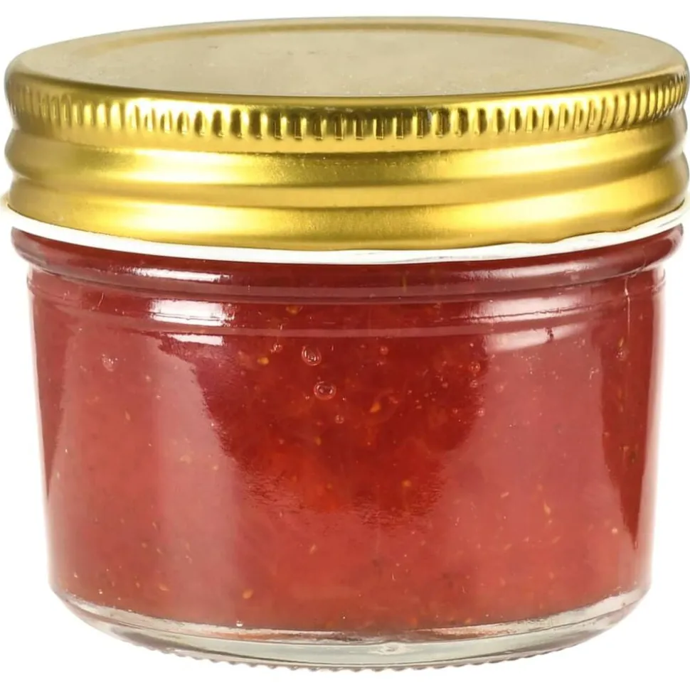 vidaXL Jampotten met goudkleurige deksels 24 st 110 ml glas