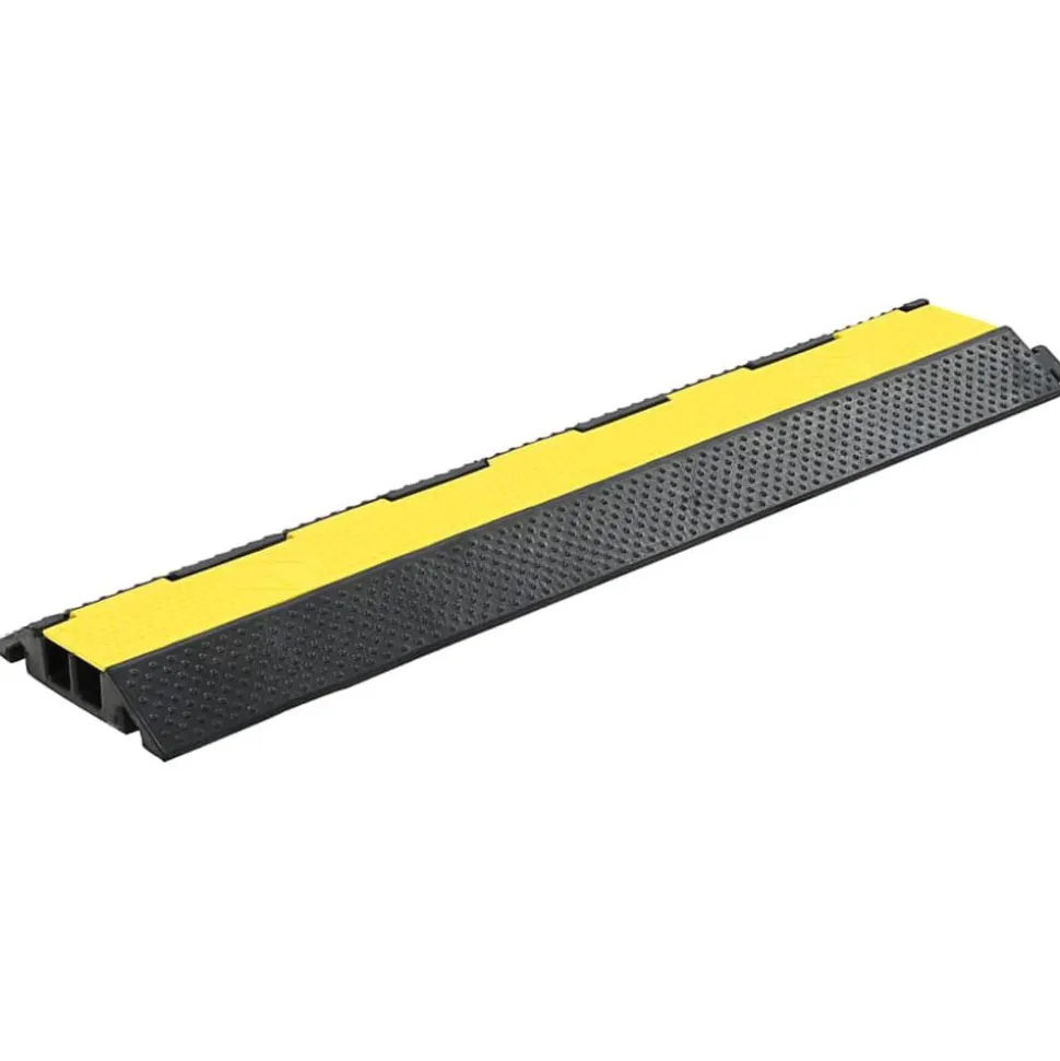 vidaXL Kabelbeschermer drempels 2 st 2 tunnels 101,5 cm rubber