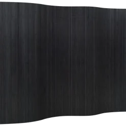 vidaXL Kamerscherm breedte 250 cm hoogte 165 cm bamboe zwart