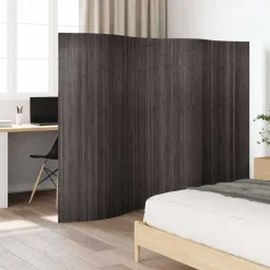 vidaXL Kamerscherm breedte 250 cm hoogte 165 cm bamboe grijs