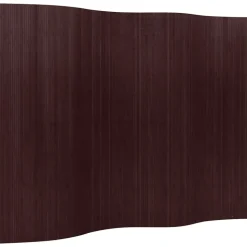 vidaXL Kamerscherm breedte 250 cm hoogte 165 cm bamboe donkerbruin