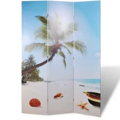 vidaXL Kamerscherm inklapbaar strand 120x170 cm