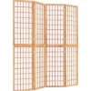 vidaXL Kamerscherm inklapbaar 4 panelen Japanse stijl 160x170 cm