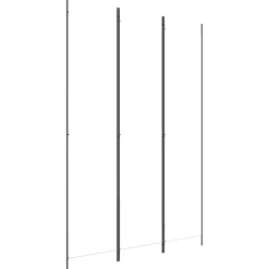 vidaXL Kamerscherm met 3 panelen 150x220 cm stof wit