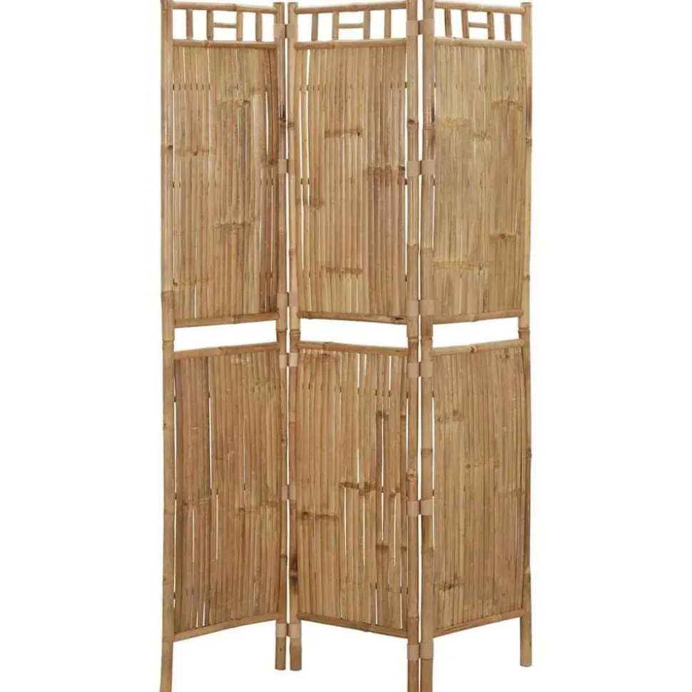 vidaXL Kamerscherm met 3 panelen 120x180 cm bamboe