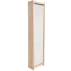 vidaXL Kamerscherm met 5 panelen 200x170x4 cm stof crème